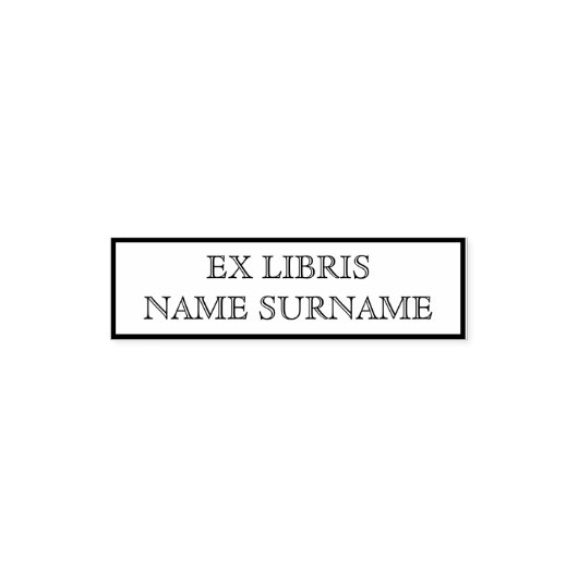 Ex Libris Buchzeichen Permastempel (Design)