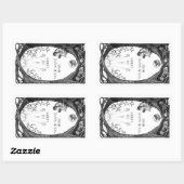 Ex Libris Buchzeichen Rechteckiger Aufkleber (Blatt)