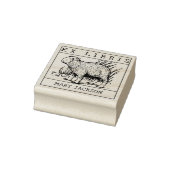 Ex Libris, Capybara Buch       Gummistempel (Stempel)