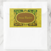 Ex Libris Cartouche Sticker (Tasche)