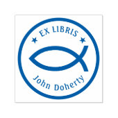 Ex Libris Christlich | Personalisierbar Permastempel (Design)
