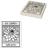 Ex Libris - Chrysanthemum Gummistempel (Stempel)