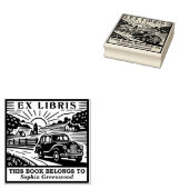 Ex Libris - Country Drive Gummistempel (Stempel)