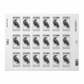 Ex Libris - Crow Adressaufkleber (Vorne)