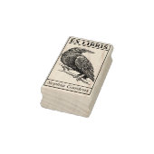 Ex Libris - Crow Gummistempel (Stempel)