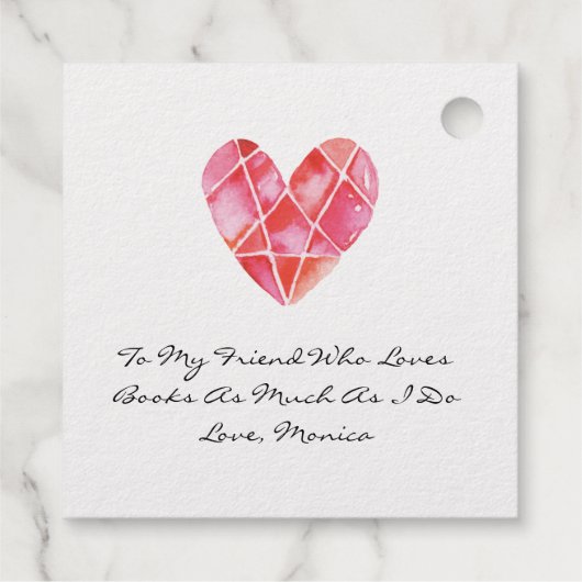 Ex Libris Dog Library Book C;lub Freundschaft Geschenkanhänger (Rückseite)