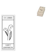 EX libris exlibris Bibliothek Buchzeichen bluebell Gummistempel (Stempel)