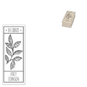EX libris exlibris Bücherbibliothek Buchzeichen Gummistempel (Stempel)