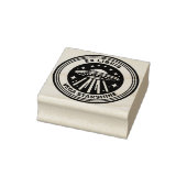 Ex Libris - fliegender Saucer Gummistempel (Stempel)