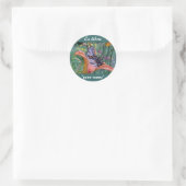 Ex libris Frack Butterfly Stickers Anpassen (Tasche)