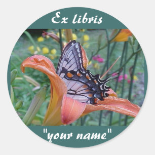 Ex libris Frack Butterfly Stickers Anpassen