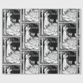 Ex Libris Frauen lesen Geschenkpapier (Flach)