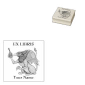 Ex Libris, Grifolin-Briefmarke Gummistempel (Stempel)
