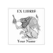 Ex Libris, Grifolin-Briefmarke Gummistempel (Prägung)