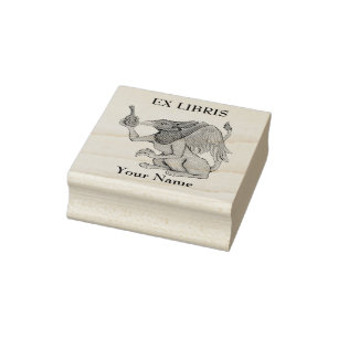 Ex Libris, Grifolin-Briefmarke Gummistempel