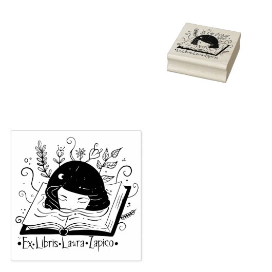Ex-Libris Gummistempel (Stempel)