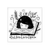 Ex-Libris Gummistempel (Prägung)