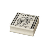 Ex Libris - Indischer Elefant - grenzt an Gummistempel (Stempel)