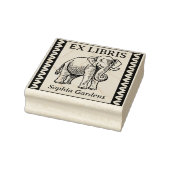 Ex Libris - Indischer Elefant - grenzt an Gummistempel (Stempel)