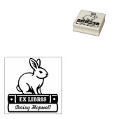 Ex Libris - Kaninchen Gummistempel (Stempel)