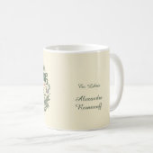 Ex Libris Lesen ist mein Ritual Buch Celestial Kaffeetasse (VorderseiteRechts)