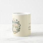 Ex Libris Lesen ist mein Ritual Buch Celestial Kaffeetasse (Mittel)