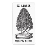 Ex-libris Letterpress-Buchzeichen (Vorne)