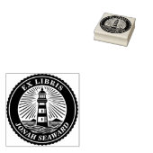 Ex Libris - Leuchtturm Gummistempel (Stempel)