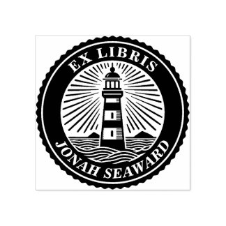 Ex Libris - Leuchtturm Gummistempel