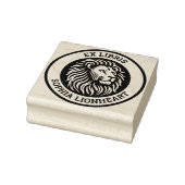 Ex Libris - Lion Gummistempel (Stempel)