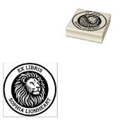 Ex Libris - Lion Gummistempel (Stempel)