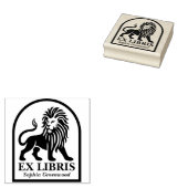 Ex Libris - Lion Gummistempel (Stempel)