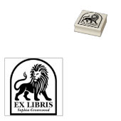 Ex Libris - Lion Gummistempel (Stempel)