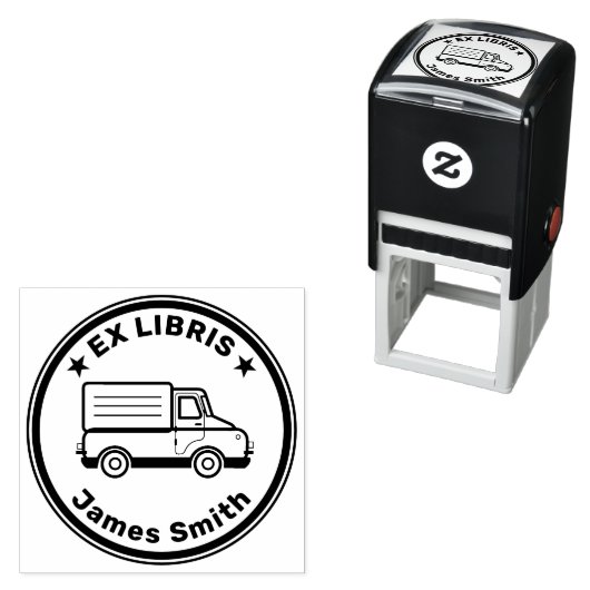 Ex Libris mit Auto Permastempel (Beispiel)