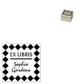 Ex Libris Moderne Briefmarke Gummistempel (Stempel)