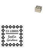 Ex Libris Moderne Briefmarke Gummistempel (Stempel)