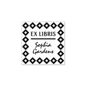 Ex Libris Moderne Briefmarke Gummistempel (Prägung)