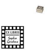 Ex Libris Moderne Briefmarke Gummistempel (Stempel)