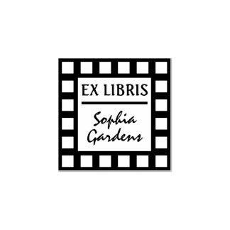 Ex Libris Moderne Briefmarke Gummistempel