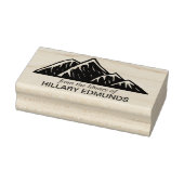 Ex Libris Mountains Gummistempel (Stempel)