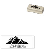 Ex Libris Mountains (Klein) Gummistempel (Stempel)