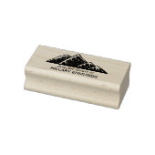 Ex Libris Mountains (Klein) Gummistempel (Stempel)