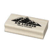 Ex Libris Mountains Rubber Briefmarke Gummistempel (Stempel)