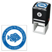 Ex Libris | Niedlicher Fisch Permastempel (Beispiel)