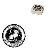 Ex Libris - Nocturnal Cat Gummistempel (Stempel)