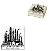 Ex Libris - Ölraffinerie Gummistempel (Stempel)