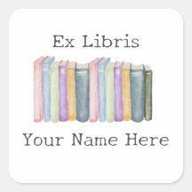 Ex Libris Pastel Buchzeichen