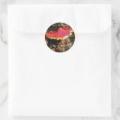Ex Libris Red Mushroom Stickers zu individualisier (Tasche)