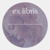 ex libris .......... runder aufkleber (Vorderseite)