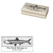 Ex Libris - Sardelle Gummistempel (Stempel)